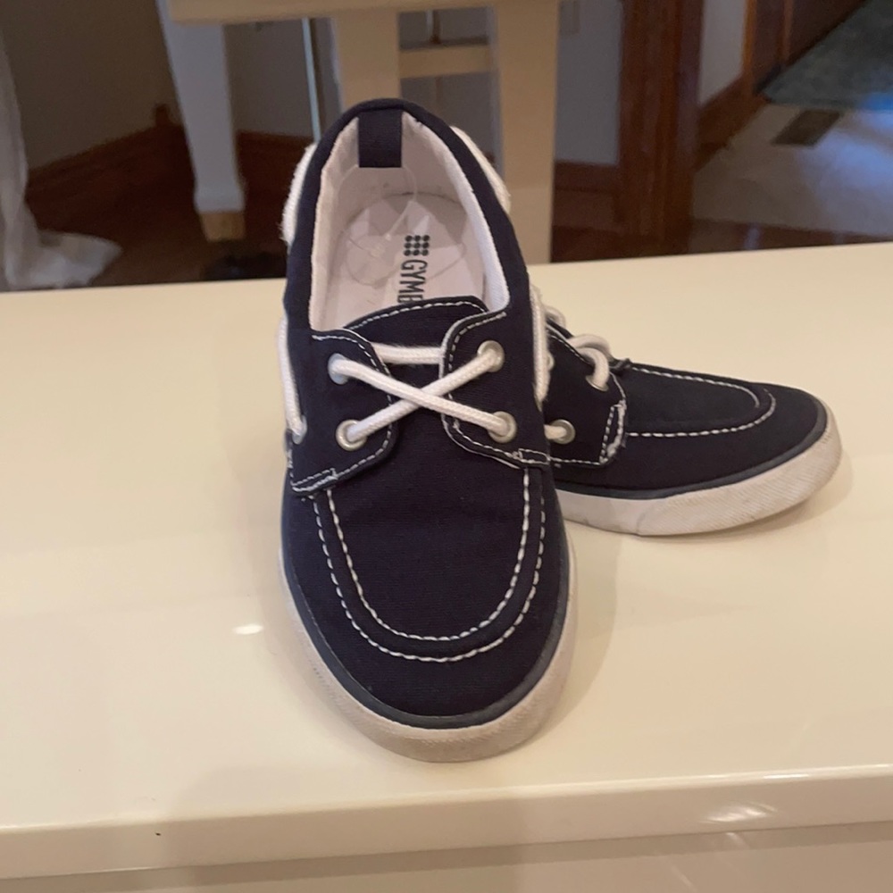 Gymboree canvas boat shoes - size 10